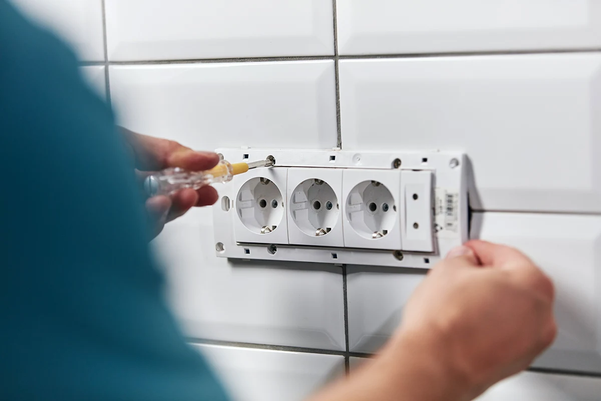 Instalación de enchufes